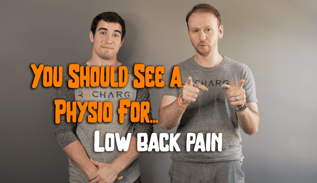 Physical therapy low back pain